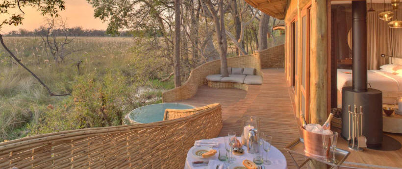 Sandibe Safari Lodge (Okavango Delta) Botswanae - www.Africansafaris.Travel